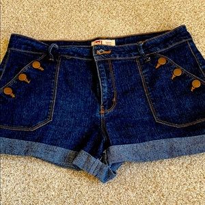 Lei high rise jean shorts